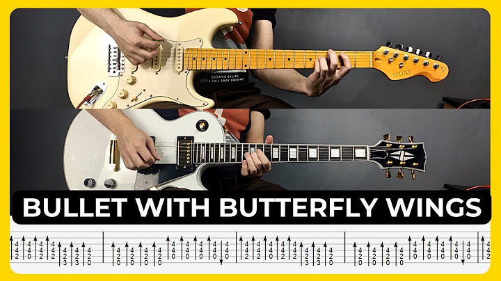 Bullet With Butterfly Wings Guitar version - Guitar performance video thumbnail
