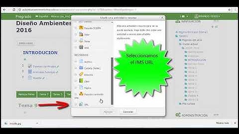 AGREGAR EL RECURSO URL EN MOODLE (UNISIMÓN) - Ver descripción