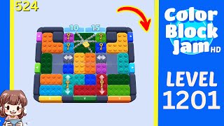 Color Block Jam Level 524 (1201) Solution Walkthrough