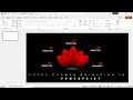 How to make PowerPoint slide design | Lotus flower animation in PowerPoint |