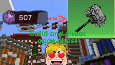 build and shoot [open chest] 500 key [blockman go adv]