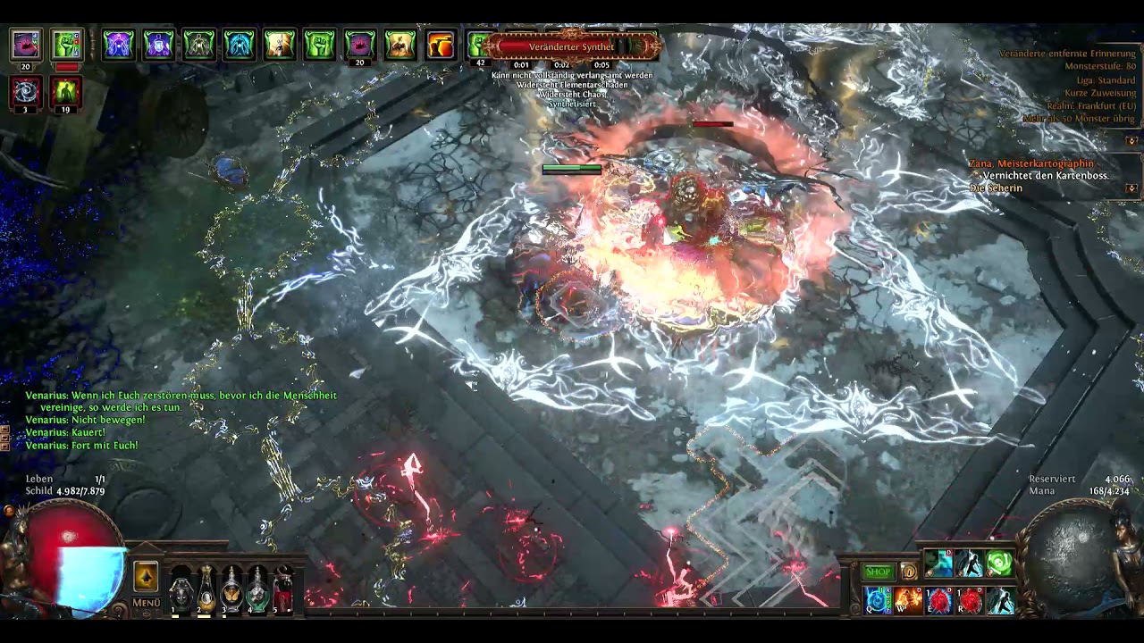 Path of Exile T18 Synthesis & Maven The Agonyca Arachnophobia Allstars Managuardian  Spiderguardian