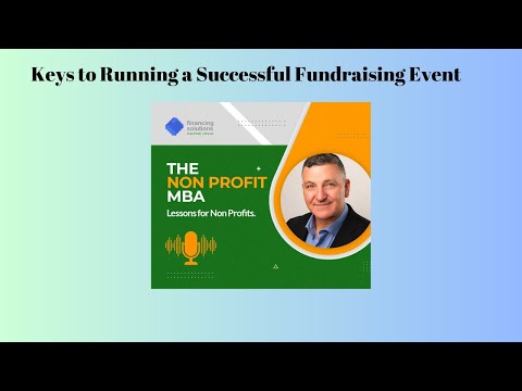 Keys to Running a Successful Fundraising Event