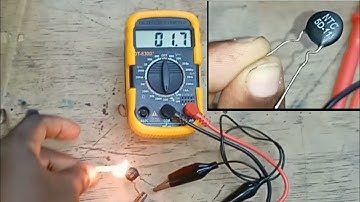 Testing a thermistor with a multimeter 