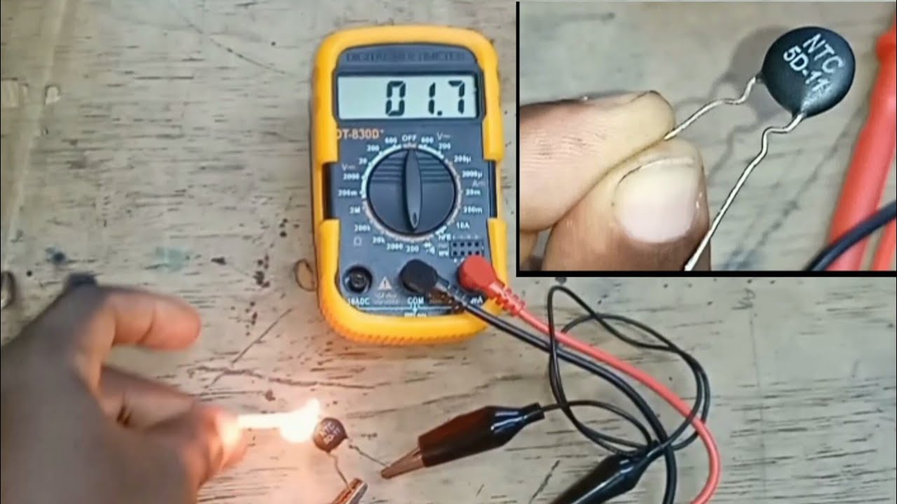 Проверка термистора с помощью мультиметра