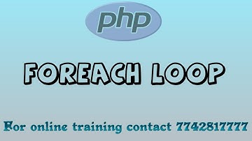 foreach loop in php in hindi