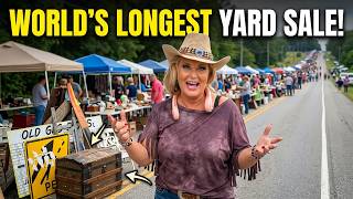 We Visit the Legendary World's Longest Yard Sale!  690 Miles of VINTAGE TREASURES