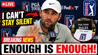 🚨 SHOCKING! Scottie Scheffler Breaks Silence on PGA Tour Rules — Golf World ERUPTS