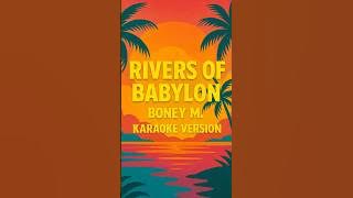 🔥 RIVERS OF BABYLON – Karaoke Like Never Before! 🎤✨ | Boney M. #karaoke #boneym #karaokemosaic