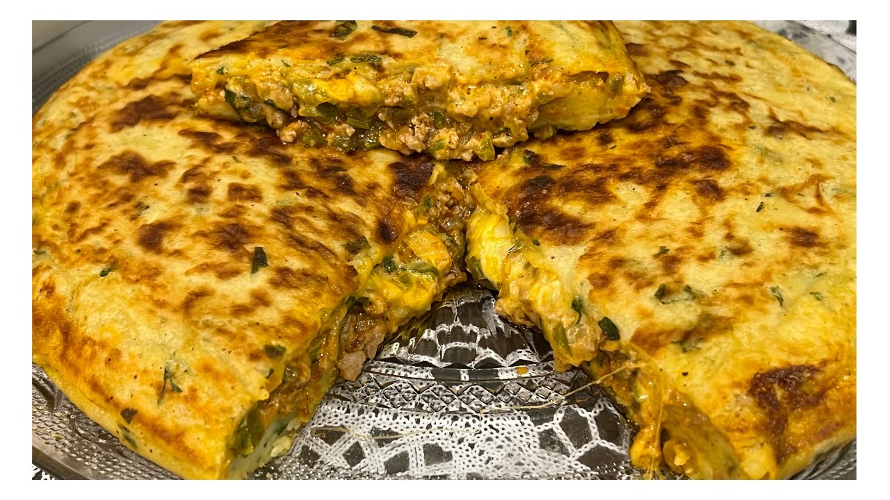 Galette de pomme de terre farcie à la viande hachée super bonne