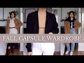 FALL CAPSULE WARDROBE | 10x10 Challenge