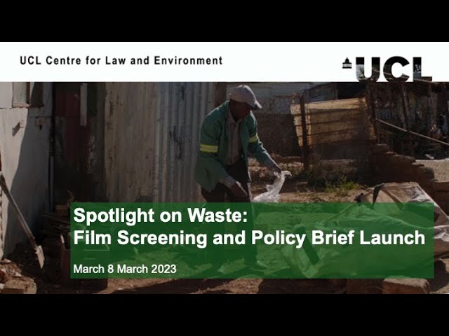 Watch Spotlight on Waste: Film Screening and Policy Brief launch on YouTube.