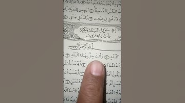 #سورةـ البلد ( لا اقسم بهذا البلد........)