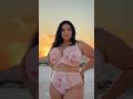 BBW Chubby Girl Wearing Transparent Bikini Lingerie