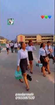 300 Level Medlab students at IMSU going home after lectures