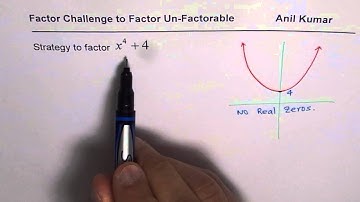 Why we cannot factor sum of squares and Strategy to Factor