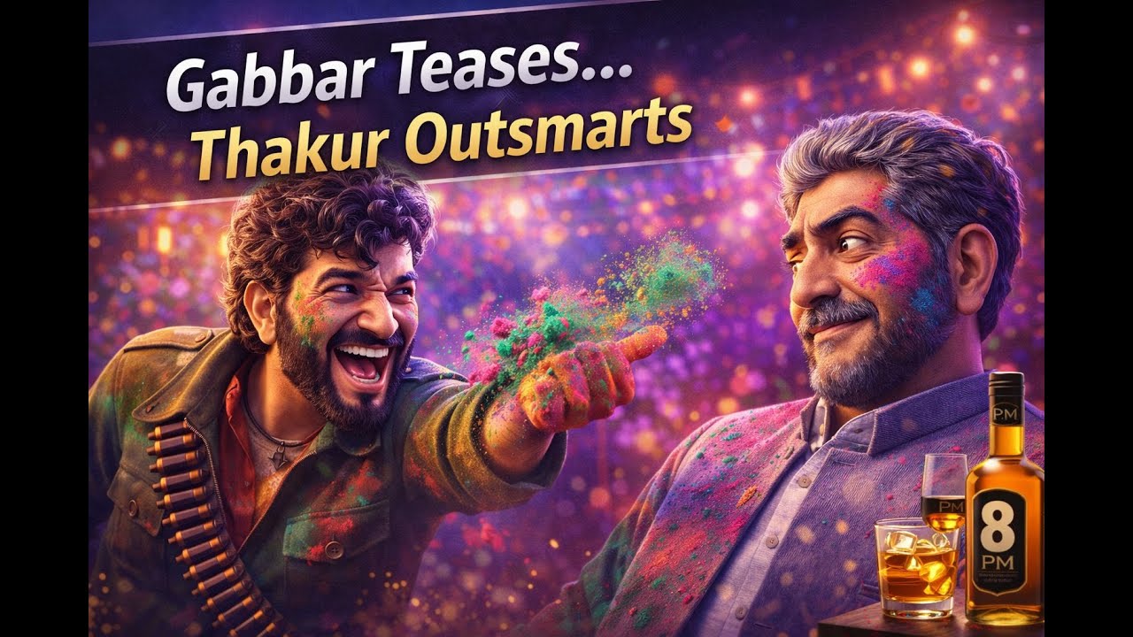 Have You Ever Seen 8PM’s Holi Like This? 🎨 | Cinematic 3D Animation