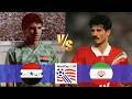 من أجمل و أمتع المواجهات بين المنتخبين في ملخص مباراة العراق و إيران تصفيات كأس العالم 1994