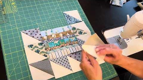 Scrappy STRINGS and a beautiful quilt block | use your scraps!