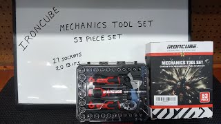 IRONCUBE tool kit, 53 piece set, unboxing,🤔