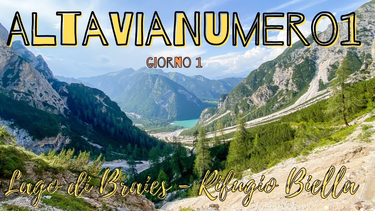 Alta Via Numero 1 SI PARTE! Prima tappa Lago di Braies Rifugio Biella. YouTube