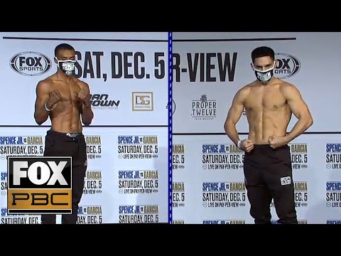 Errol Spence Jr. & Danny Garcia weigh-in before Dec. 5 Championship fight | WEIGH-INS | PBC ON FOX