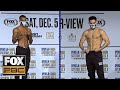 Errol Spence Jr. & Danny Garcia weigh-in before Dec. 5 Championship fight | WEIGH-INS | PBC ON FOX