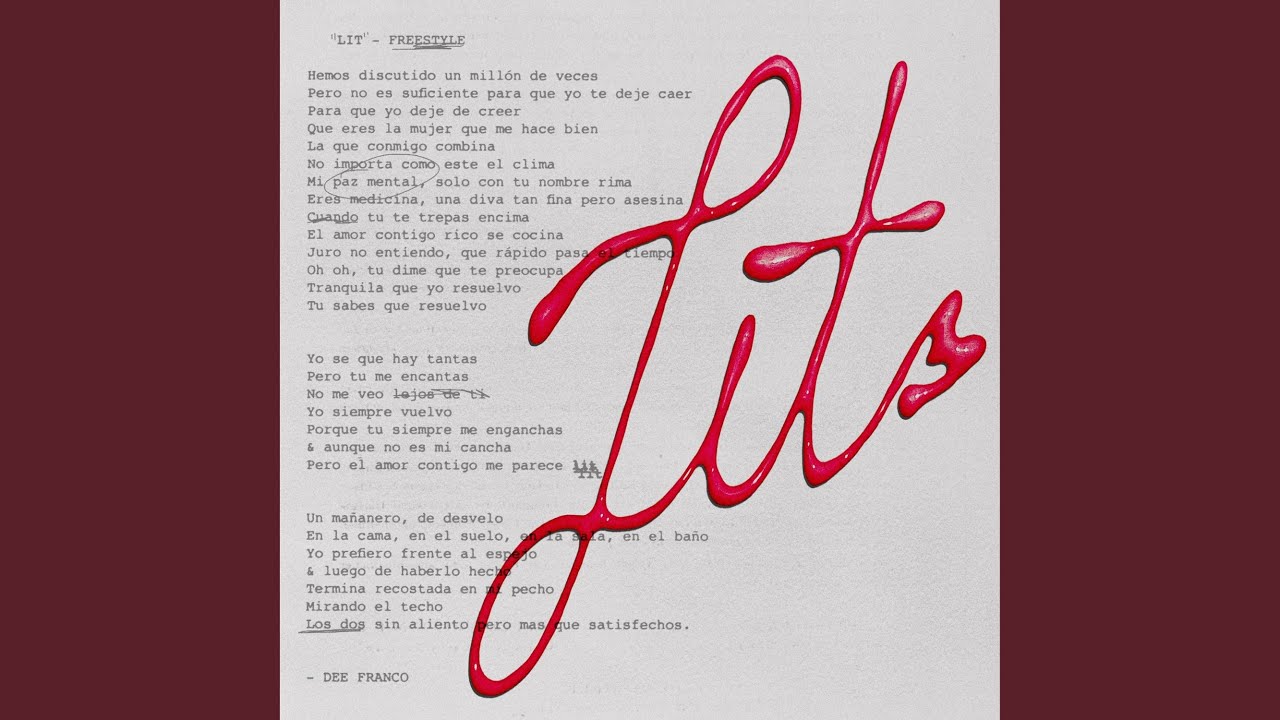 Guarda LIT FREESTYLE su YouTube Guarda LIT FREESTYLE su YouTube