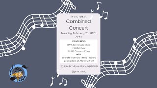2025 PHHS & BMS Choir Winter Concert