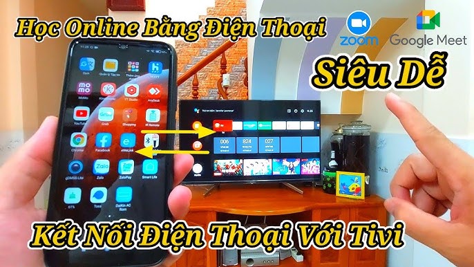 5. Kết nối qua ứng dụng điều khiển tivi từ điện thoại