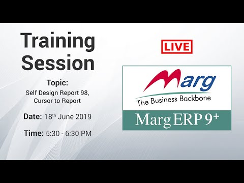 report designer in visual studio / ssdt Marg Live Session- Training Session of Self Design Report (Report Writer) & Cursor to Report