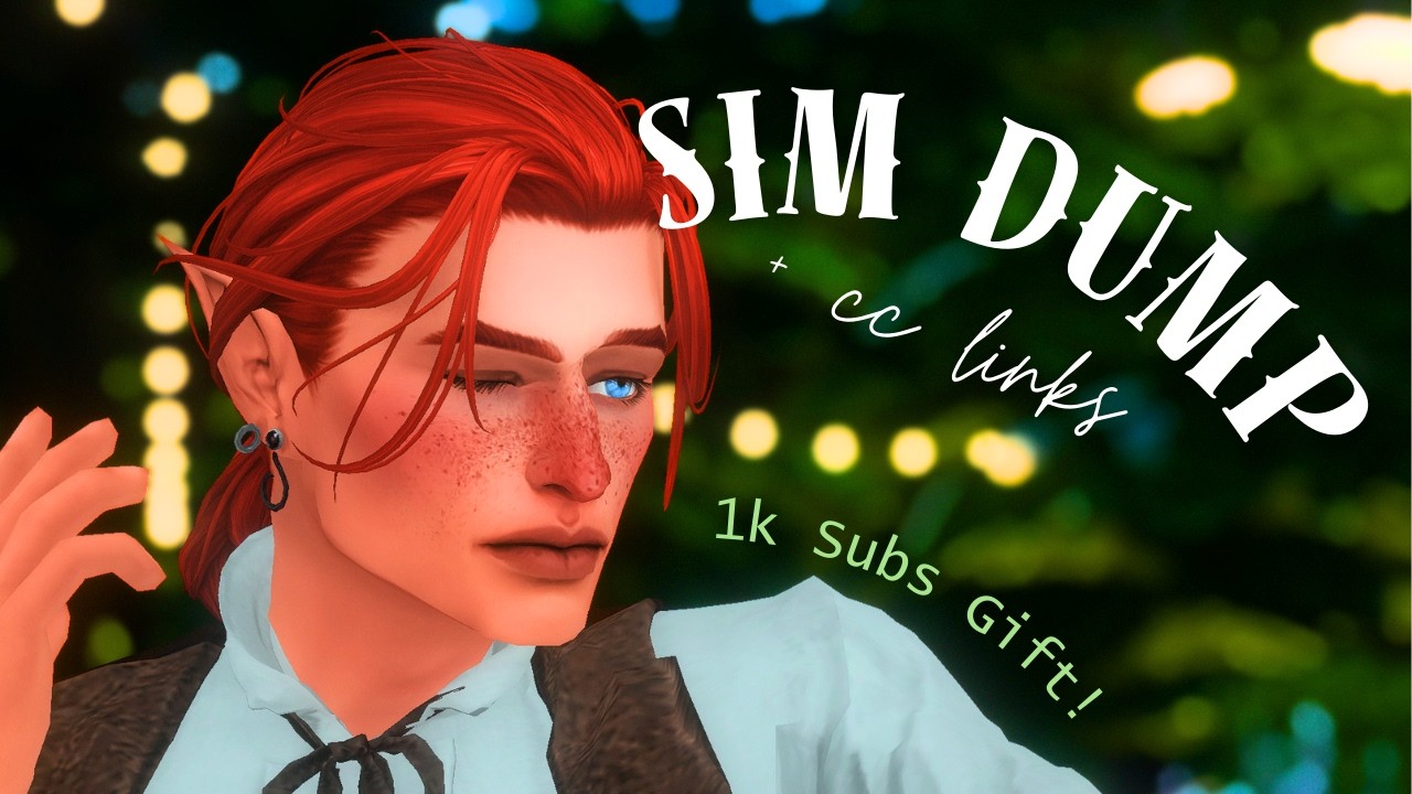 Using The Sims 4 to Create Better Stories | Male Sim CAS + CC Links ...