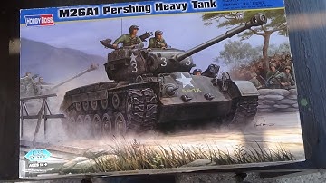 Inbox Review of the 1/35 Scale M26A1 Pershing Model Kit from Hobby Boss