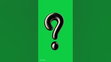 3d Question Mark | Green Screen Gaphics#graphicdesign #graphics #greenscreen #graphicvideo
