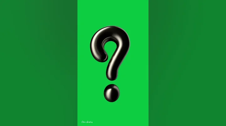 3d Question Mark | Green Screen Gaphics#graphicdesign #graphics #greenscreen #graphicvideo