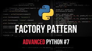 Factory Design Pattern - Advanced Python Tutorial #7 screenshot 2