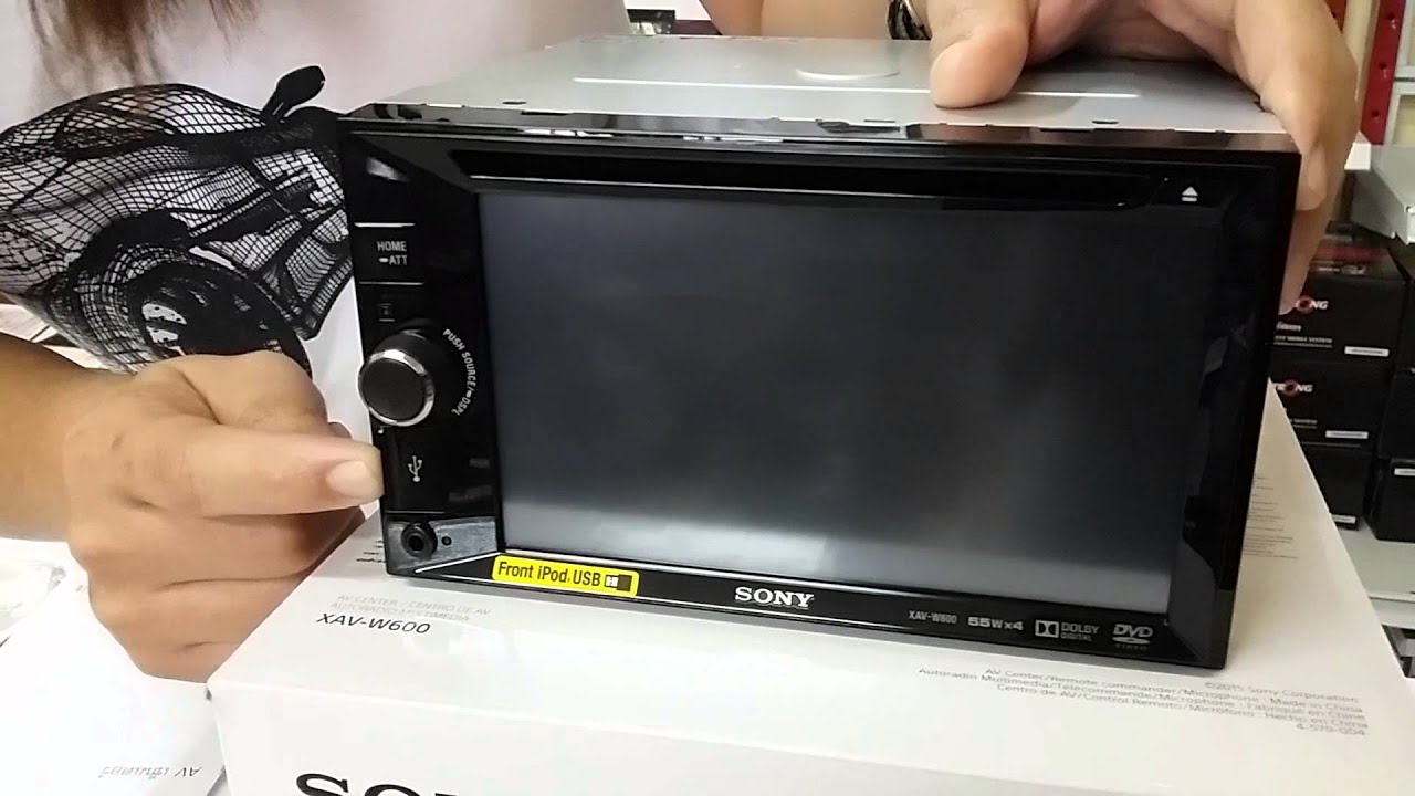 Xav 63 sony магнитола формат видео