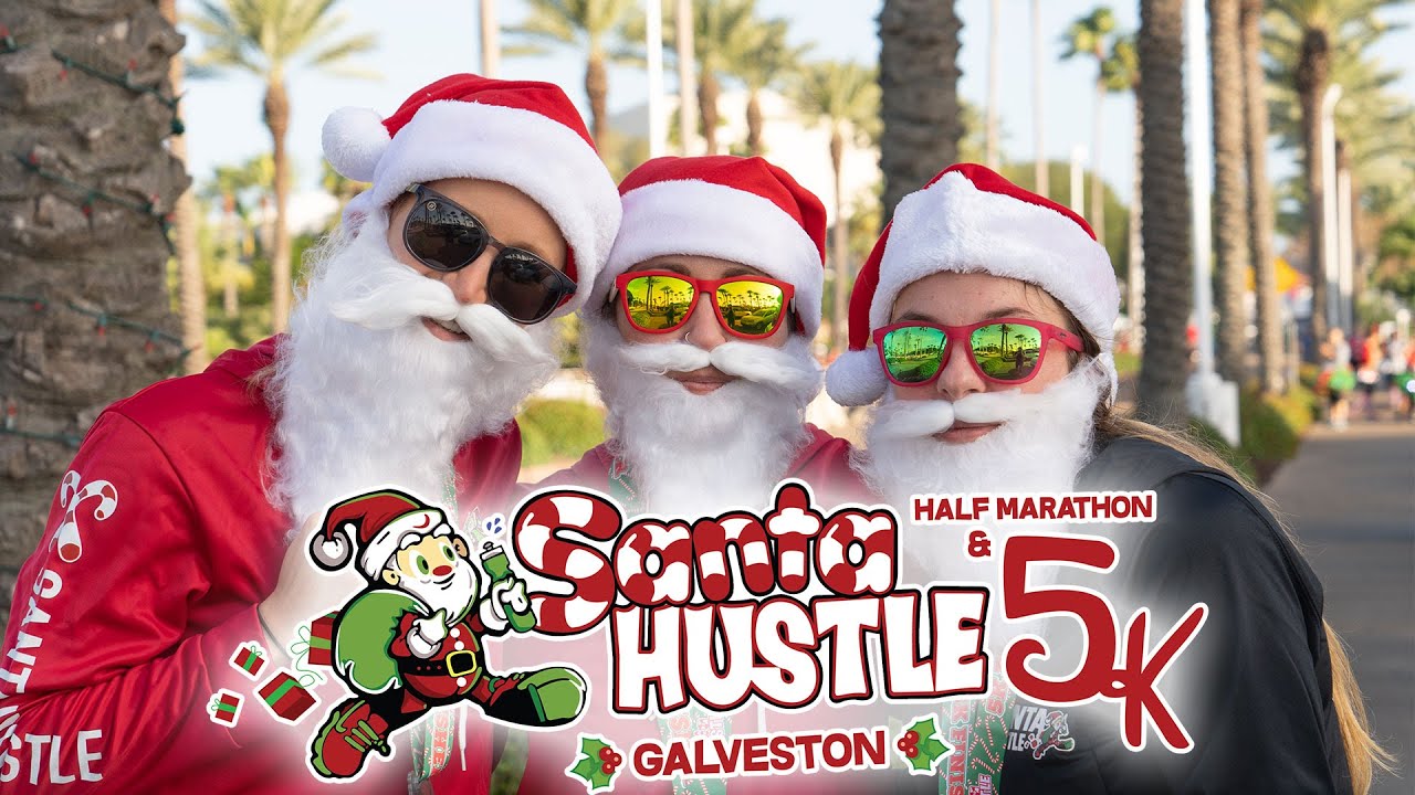 Santa Hustle Galveston 5K, Half Marathon & Kid's Dash YouTube