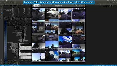 Custom Object Detection Model with YOLO v5 | Road Marking Detection | Training and Testing