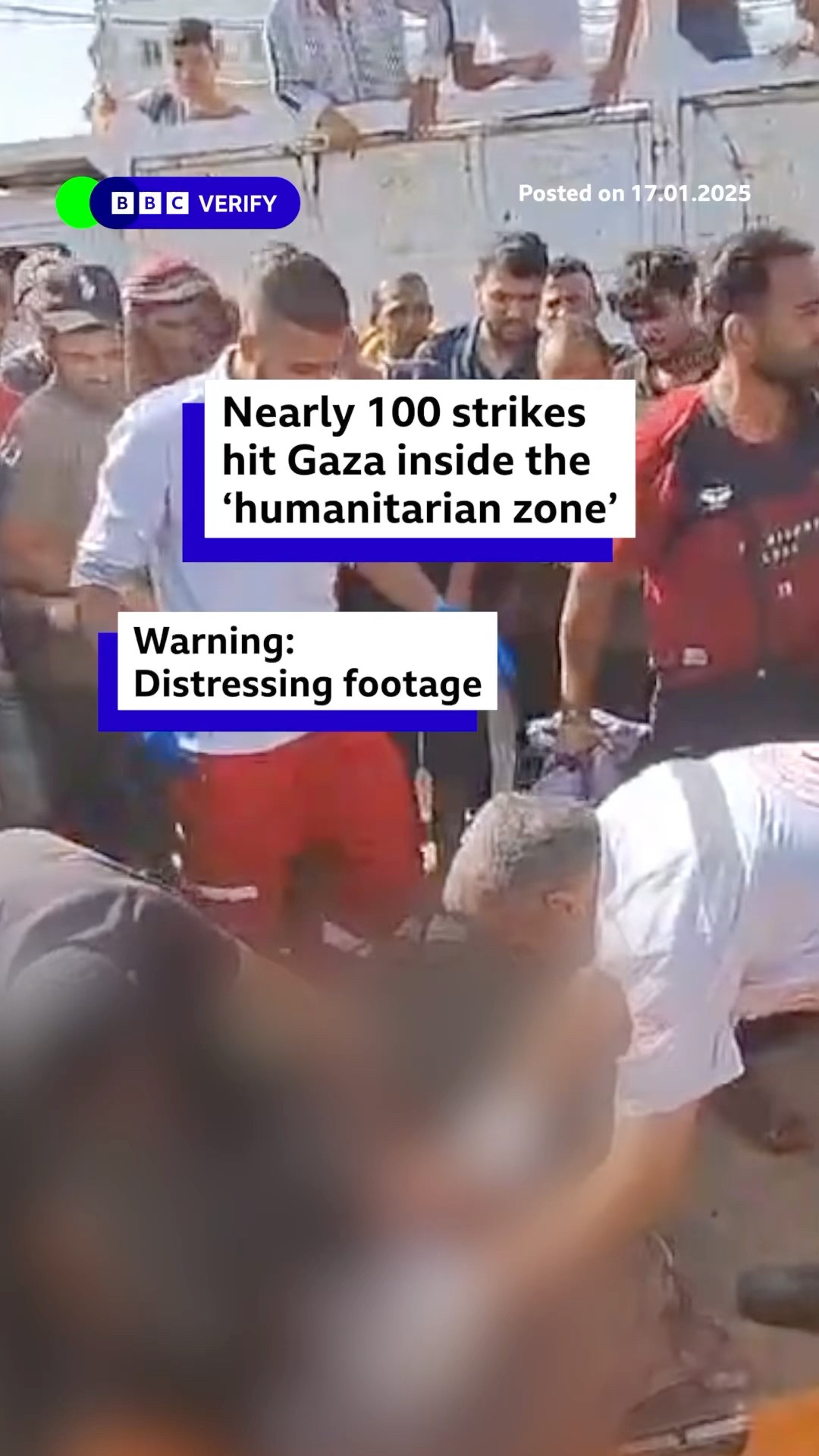 Gaza 'humanitarian zone' struck almost 100 times since May, BBC Verify finds. #BBCNews
