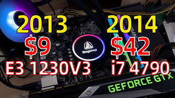 Xeon E3 1230V3 vs i7 4790 CPU Test
