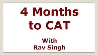 4 months to CAT 2017. Target 99%ile strategy workshop