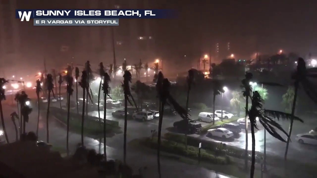 Tropical Storm Philippe brought heavy rains and strong winds - YouTube