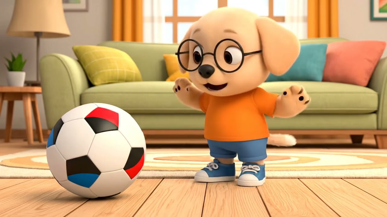 Funny dog ​​home alone causing trouble