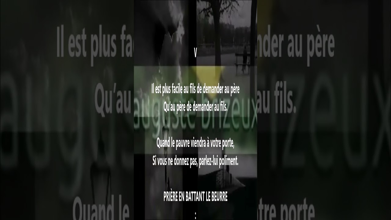 De la fortune V - Auguste Brizeux lu par Yvon Jean