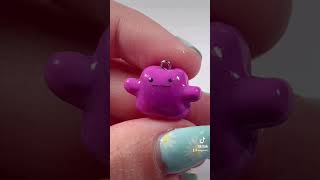 Ditto Pokemon Polymer Clay Charm Cute