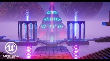 Unreal Engine Sci-Fi  Landscape: Alien World #1