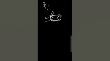 Converting a Fraction to a Decimal #shorts
