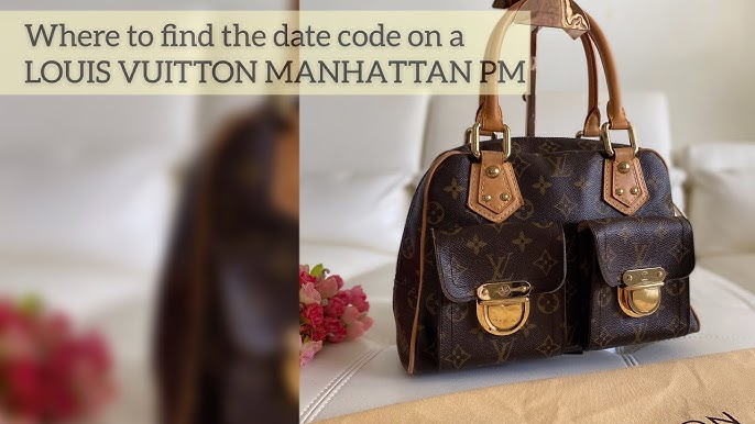 Louis Vuitton Manhattan PM Unboxing (from Realreal) 