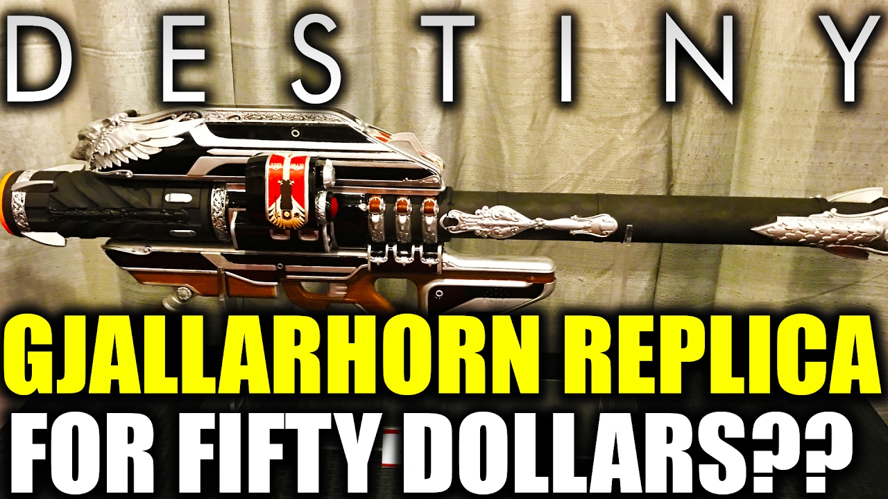 Real Life Gjallarhorn For 50 Dollars? - Destiny Gjallarhorn Replica From Mcfarlane Toys